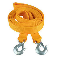 Трос буксир ТР-250-4-1 4т стрічка 48 мм х 5 м оранж/гак/кулек