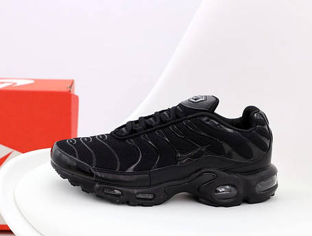 Кросівки Nike Air Max TN Plus Total Black / Найк Аїр Макс ТН Плюс Тотал Чорні, фото 1