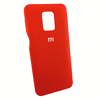 Защитный чехол для Xiaomi Redmi Note 9S, Note 9 Pro оригинальный Soft Case противоударный красный