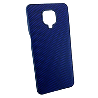 Защитный чехол для Xiaomi Redmi Note 9S, Note 9 Pro оригинальный Carbon Case противоударный синий
