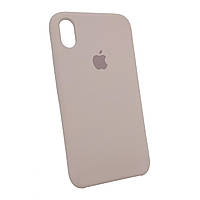 Защитный чехол Soft Cover для iPhone Xr оригинальный противоударный серо-фиолетовый