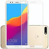 Защитное стекло для Huawei Y7 2018 3D White