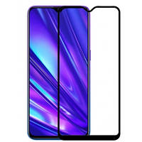 Защитное стекло для Realme 5 Pro Full Glue Black