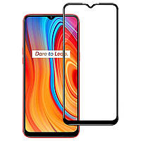 Защитное стекло для Realme C3 Full Glue Black