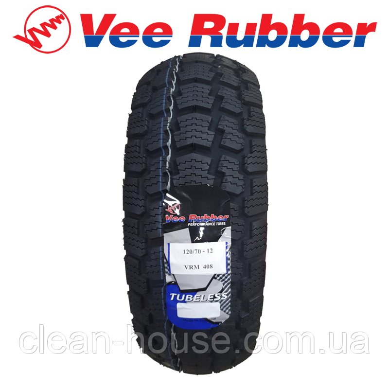 Мотошина Vee Rubber VRM-408 120/70-12/TBL/Зимова