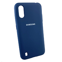 Защитный чехол Silicone Cover для Samsung A01 (A015)