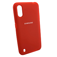 Защитный чехол Silicone Cover для Samsung A01 (A015)