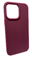 Задняя накладка iPhone 13 Pro Silicone Case Full Marsala