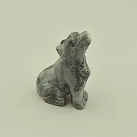 Собака Лабрадор натуральный камень, размер 45х27х13 мм.