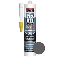 Клей-герметик Soudal FIX ALL FLEXI MS Polimer 290 мл сірий