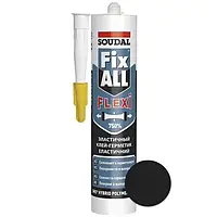 Клей-герметик Soudal FIX ALL FLEXI MS Polimer 290 мл чорний