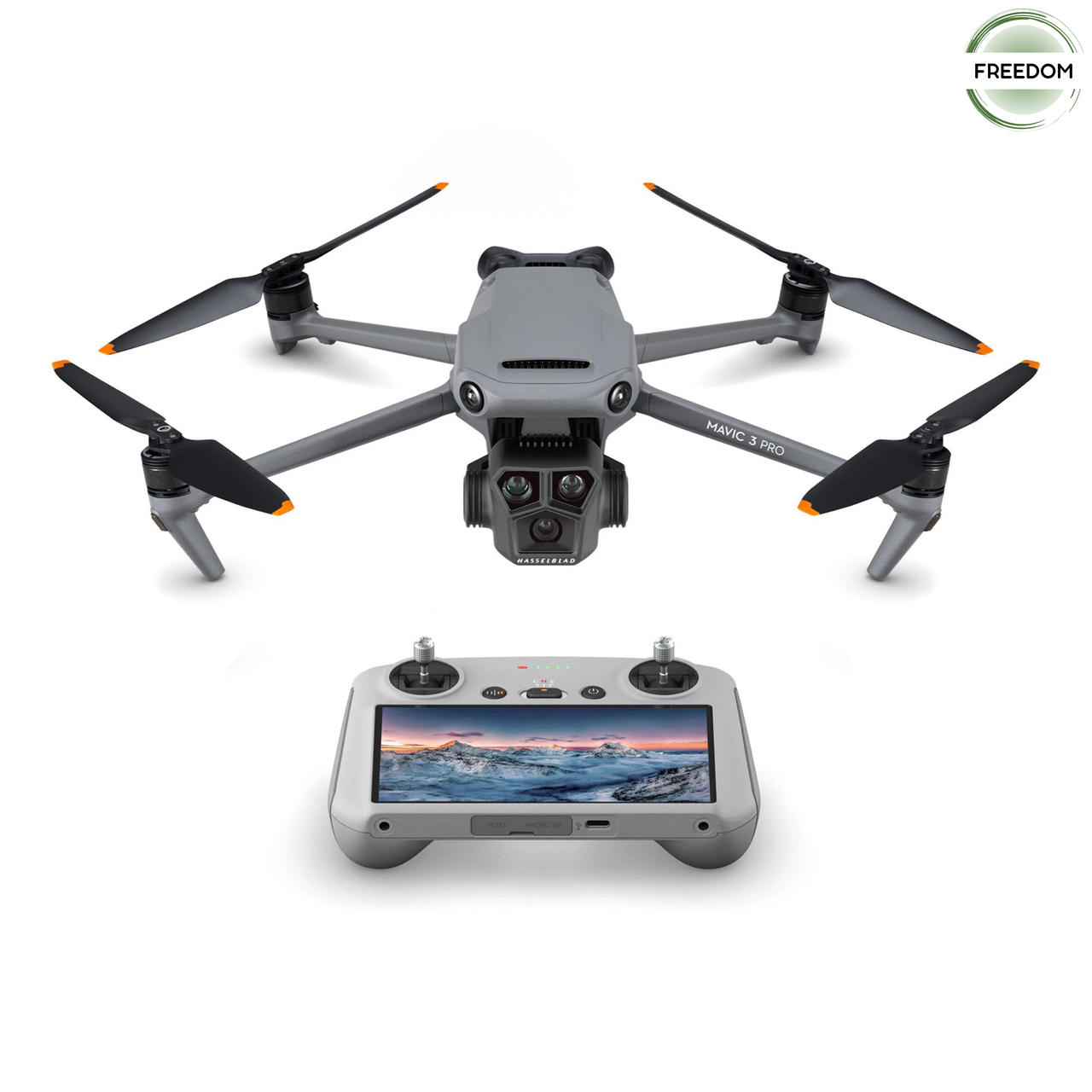 Квадрокоптер GJI Mavic 3 PRO/ Профессиональный складной дрон с камерой/ Военный дрон для фото и видео съёмки - фото 1 - id-p1993583602