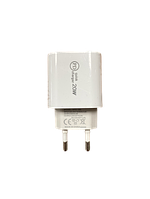 СЗУ 2 выхода (USB/TYPE-C) PD/QC 20W (7131) белый