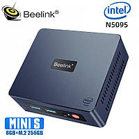 Компьютер Beelink Mini S Intel N5095 (11th Gen) Windows 11Pro /RAM 8 Gb/SSD 256 Gb/Intel UHD Graphics /Мини ПК