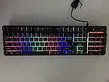 Клавіатура з LED-підсвіткою USB KEYBOARD KR-6300, фото 3