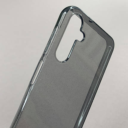Чохол для Samsung Galaxy A24 4G силіконовий з дрібними блискітками чохол на самсунг а24 4г чорний b8u, фото 3