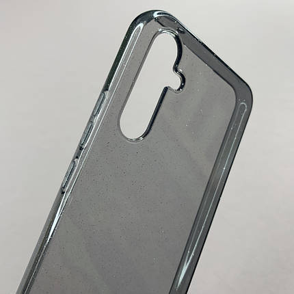 Чохол для Samsung Galaxy A34 5G (A346E) силіконовий з дрібними блискітками чохол на самсунг а34 5г чорний b8u, фото 3