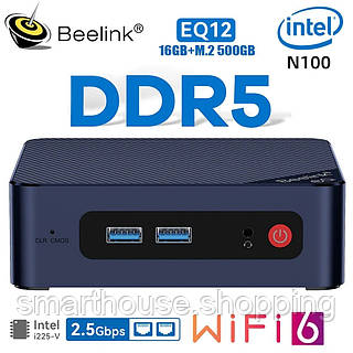 ミニPC Beelink EQ12 Windows11 Компьютер Beelink EQ12 Intel N100 (12th Gen) Windows 11 Pro /RAM