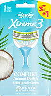Станки для гоління Wilkinson Sword Xtreme 3 Coconut Delight для жінок 3+1 шт, Wilkinson, Арт.46193