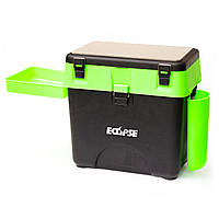 Зимовий ящик із сидінням ECLIPSE 19л - навантаження 130кг Ice Fishbox зелена