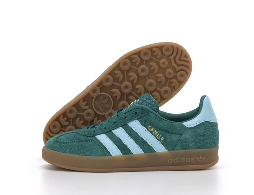 Adidas gazelle indoor blue green hotsell