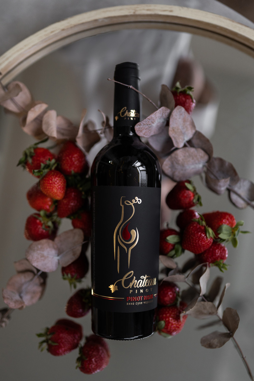 Вино сухе червоне «Піно Нуар Шато Піно» (Pinot Noir Chateau Pinot)