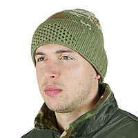 Шапка-балаклава Wellberry Олива, теплая шапка для военных, подшлемник, балаклава тактическая