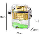 Запальничка бензинова світна, водонепроникна запальничка в подарунковому пакованні LG713, фото 5