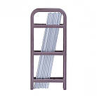 Полиця для взуття 3-х ярусна (EF-4852-3) коричневий, фото 3