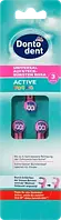 Dontodent Universal-Aufsteckbürsten Active Young pink Универсальные насадки Active Young розовые, 3 шт.