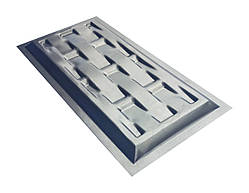 Фільонка металева для виготовлення воріт та хвірток 500х250 (ротанг)