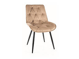 Стілець кухоний, стільці у вітальню CHERRY II VELVET Signal  88/53/43 см