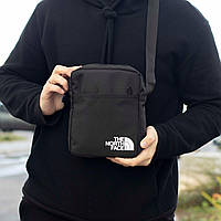 Мужская сумка мессенджер The North Face Casual черная спортивная барсетка сумка через плечо