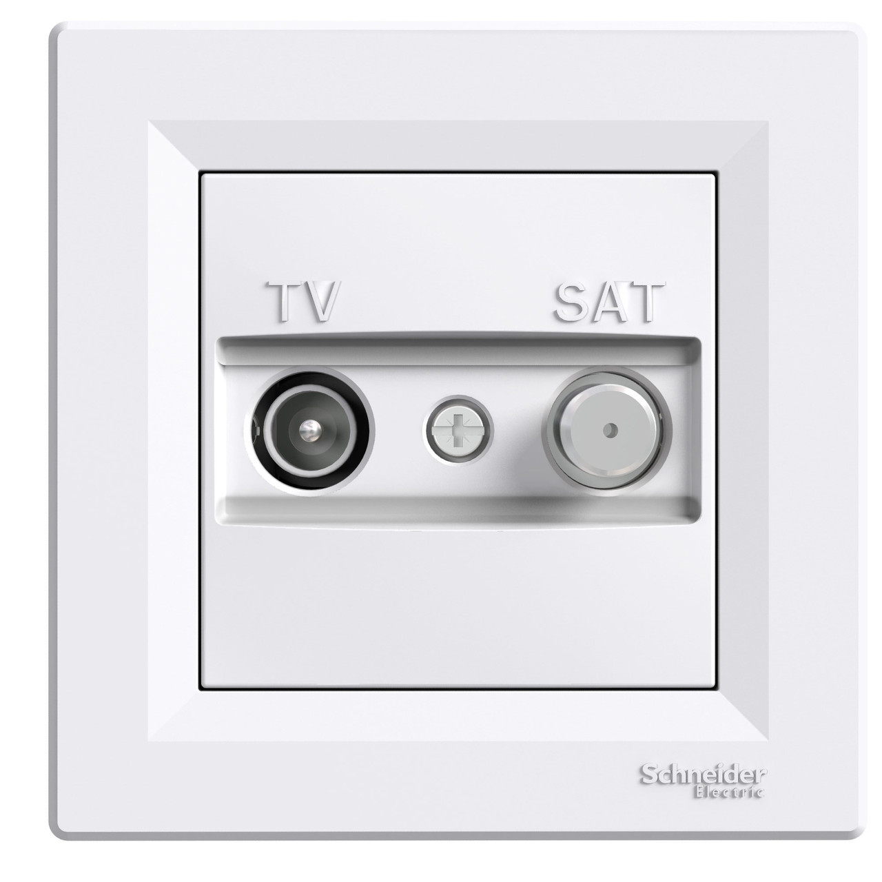 Розетка TV-SAT Schneider Electric Asfora кінцева біла EPH3400121
