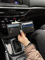 Шкіряний гаманець HUGO чорний