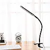 Лампа настільна на прищіпці з кріпленням до столу Чорна, світлодіодна настільна лампа USB 24 LED на прищіпці, фото 8