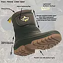 Черевики Vass Fleece Lined Boot with Strap Black/Green, фото 6