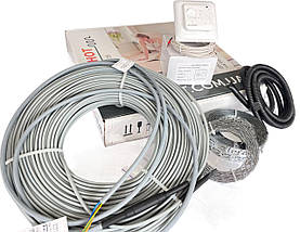 Нагрівальний кабель теплої підлоги GrayHоt 15 з механічним регулятором, фото 2