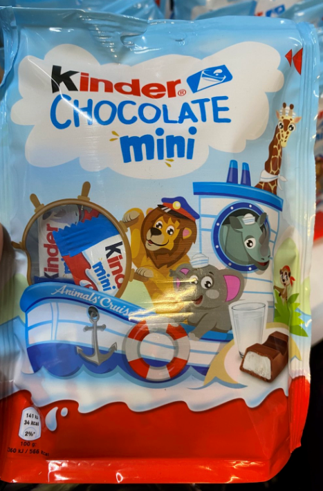 Шоколадні цукерки Kinder chocolate mini 120 г