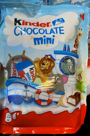 Шоколадні цукерки Kinder chocolate mini 120 г, фото 1