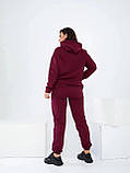 Утеплений прогулянковий осінній спортивний костюм великих розмірів (р.48-54). Арт-2574/3, фото 2