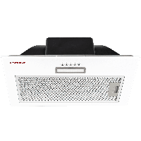 Витяжка кухонна Grunhelm GVC 620 W | Біла | Вбудована | 65 Вт | 650 м³/год | Кнопкове управління | LED підсвічування