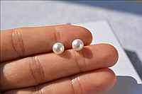 Стильні сережки з перлами - Fashion Jewelry
