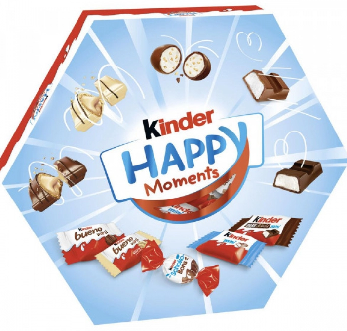 Набір шоколадних цукерок Kinder Happy Moments 161 г