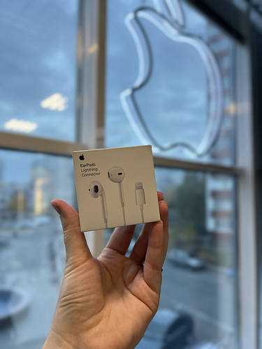 Наушники Apple EarPods с Разъёмом Lightning для Iphone оригинал ...