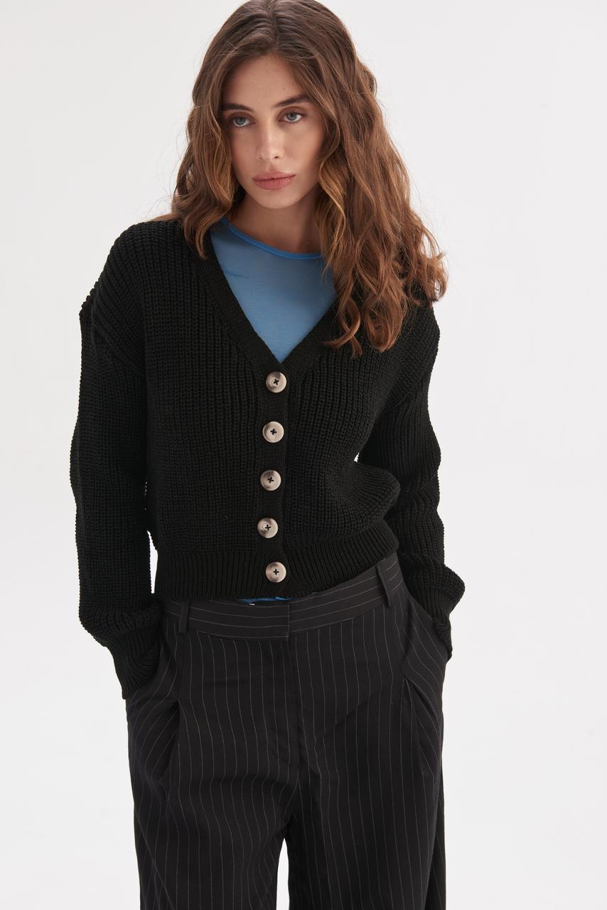 Міні-кардиган "Ненсі" (чорний)