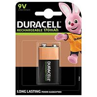 Акумулятор DURACELL Rechargeable 9V 6F22 170mAh (Ni-Mh)