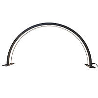 LED безтіньова лампа чорна настільна для відеооглядів, манікюру, освітлення для косметології