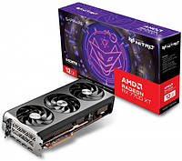 Видеокарта Radeon RX 7700 XT, Sapphire, NITRO+, 12Gb GDDR6, 192-bit, 2xHDMI/2xDP, 2599/18000 MHz, 2x8-pin