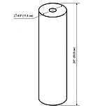 Картридж поліпропіленовий 20ВВ Aquafilter FCPS50M20B 50 мкм (Big Blue 20), фото 2